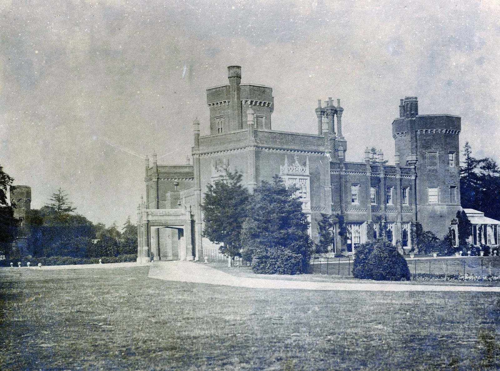 Photo from the Archives showing Rougham Hall